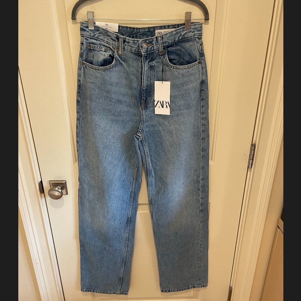 Zara Slim Fit / Wide Leg / High Rise Jeans